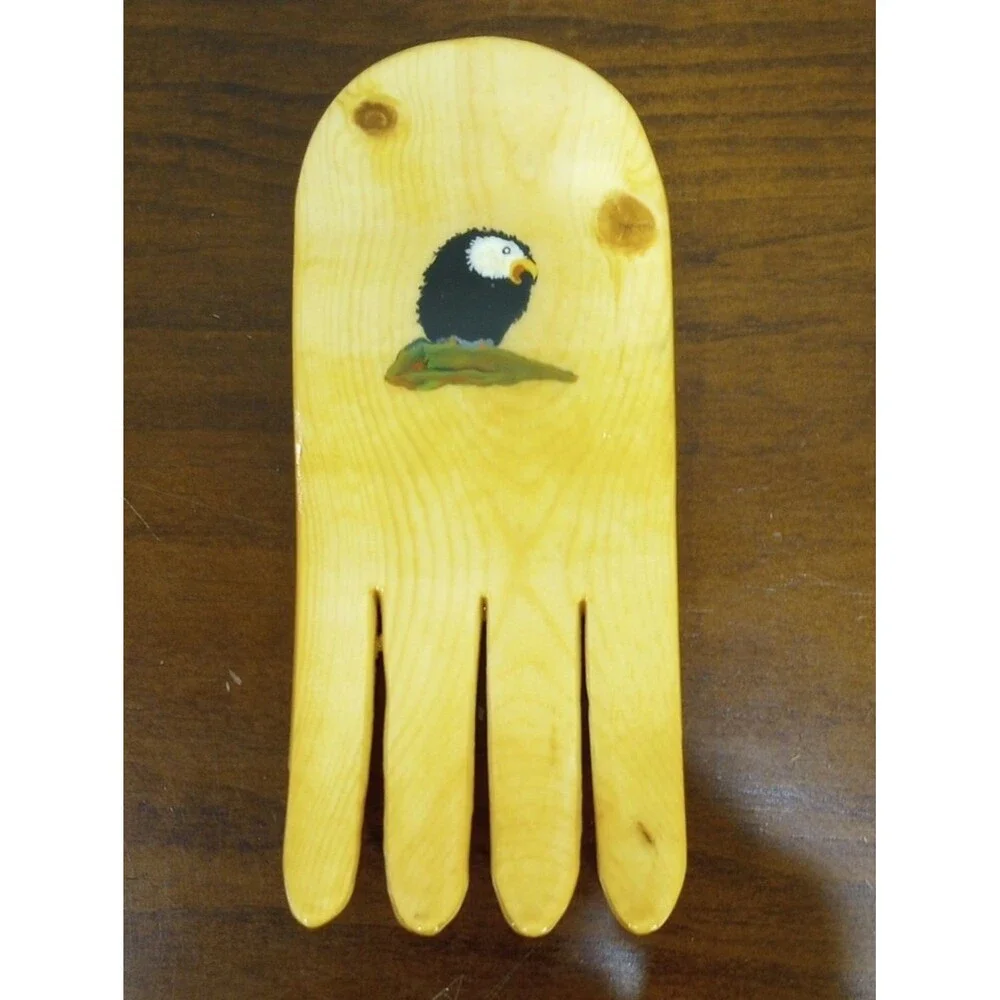 Bear Paws Salad/Pasta Forks, Spruce Wood - New!
